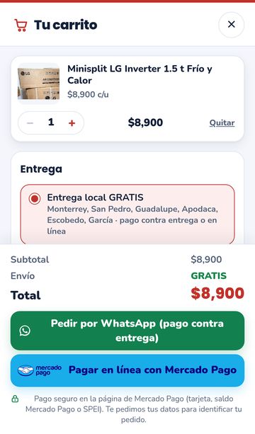Carrito de Ofertas Monterrey con entrega local gratis y pago con Mercado Pago