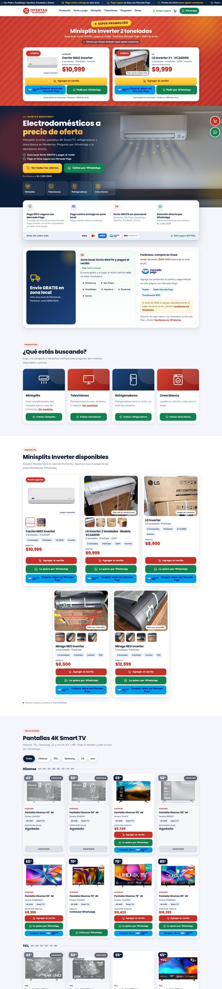 Tienda en línea de Ofertas Monterrey